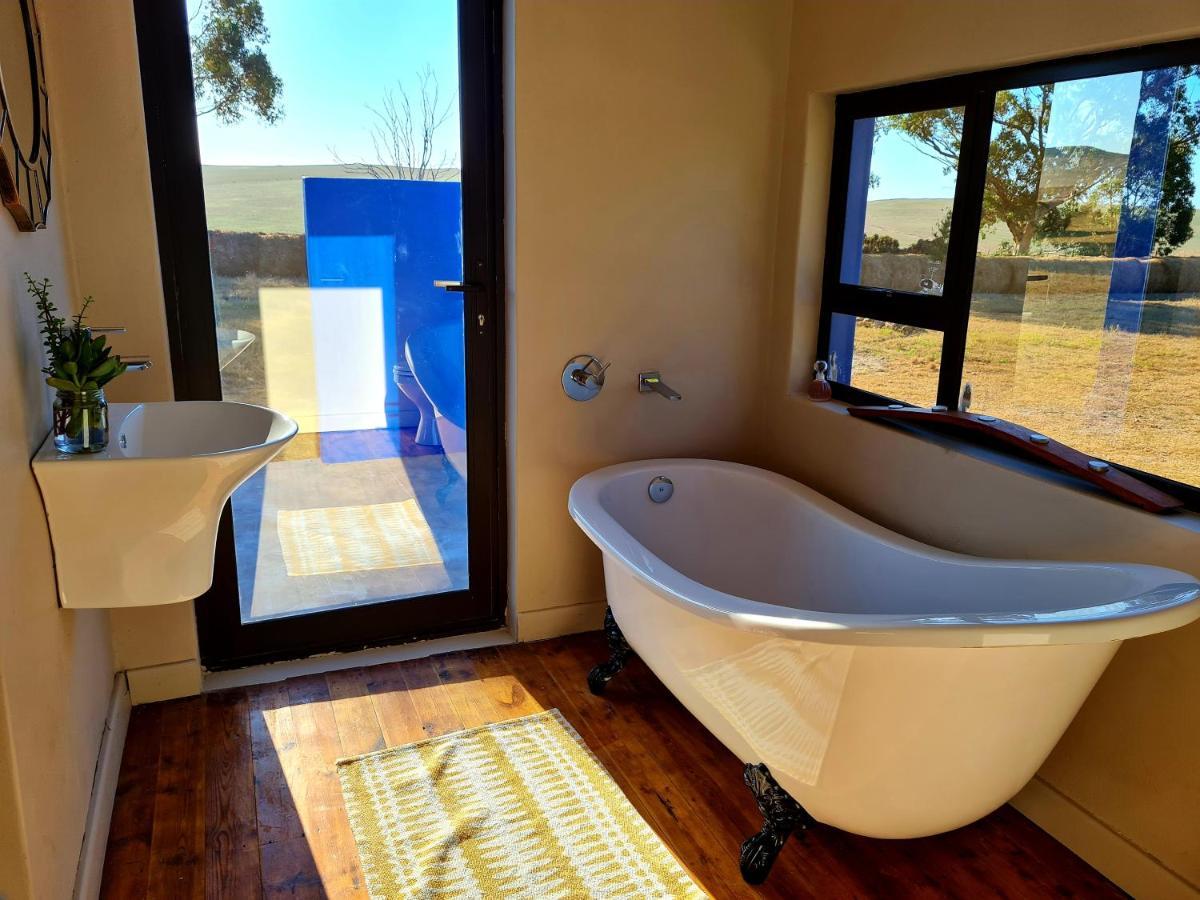 Die Blouhuis Farmhouse Retreat With A Hot Tub Cloeteskraal Zewnętrze zdjęcie